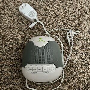 MyBaby Sound Machine with Gray and White Design